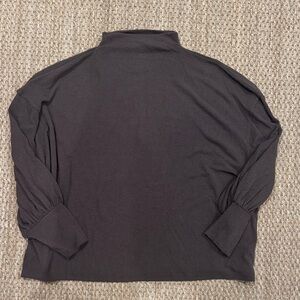 Madewell Dreamiest Knit Mockneck Sweater in Roasted Chickory